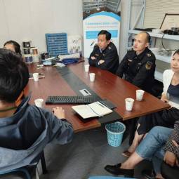 CEO meets with officials from the local market supervision and administration bureau in China